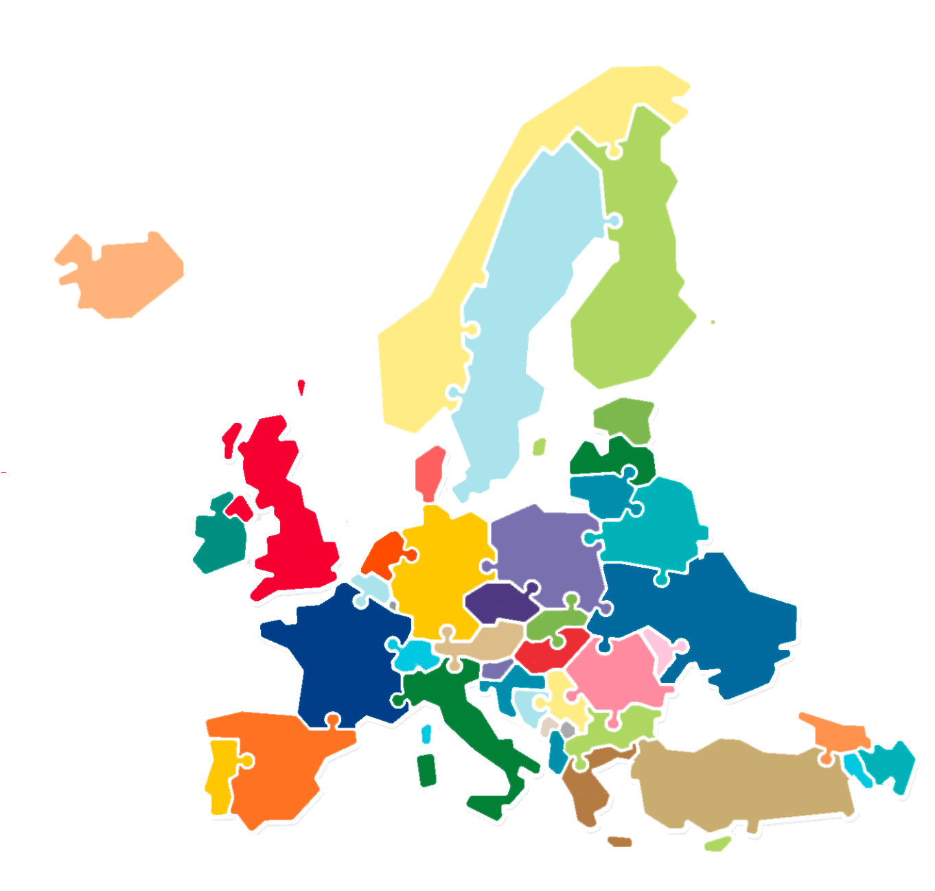 Imagen con mapa de Europa